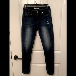 Kancan Marrisa Super Skinny Jeans Dark Wash 5/26 Sz